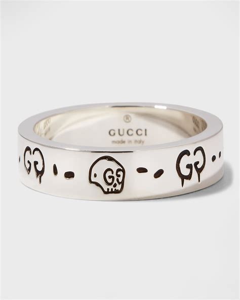 gucci ring for man|Gucci ghost ring men.